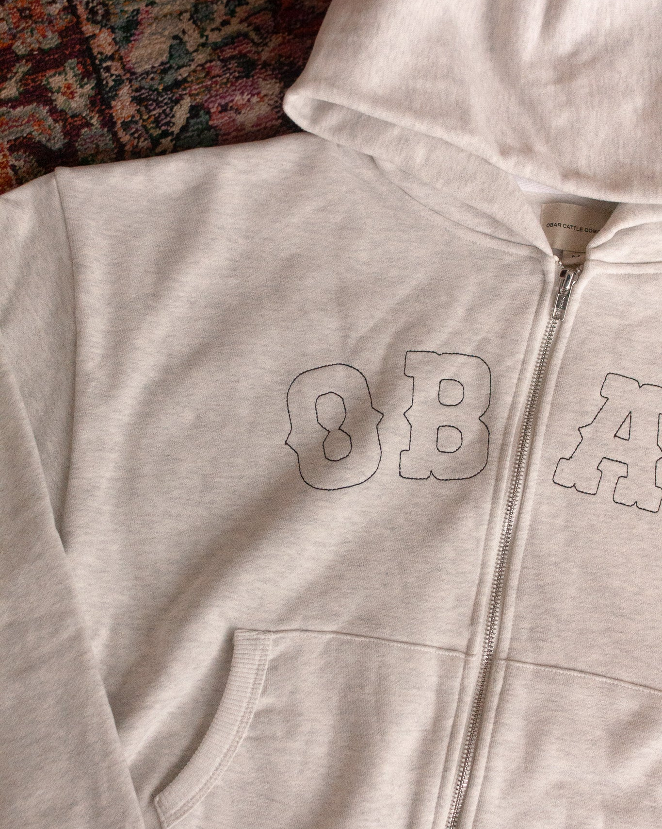 Heavyweight Crop Zip Hoodie